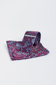 Cavani 811 Wine Tie Set