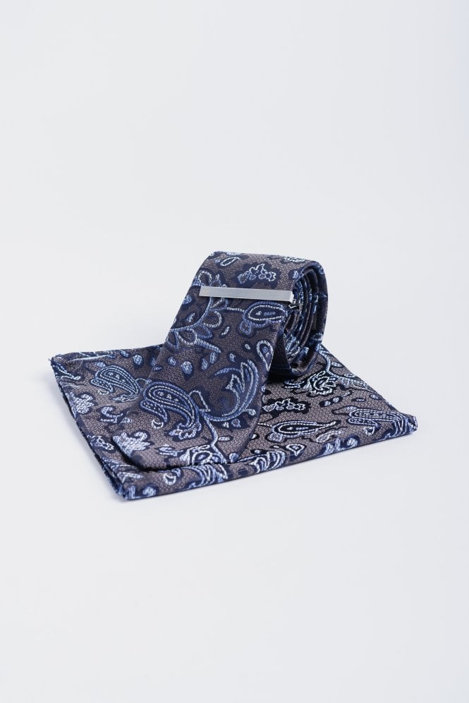 Cavani 812 Grey Tie Set
