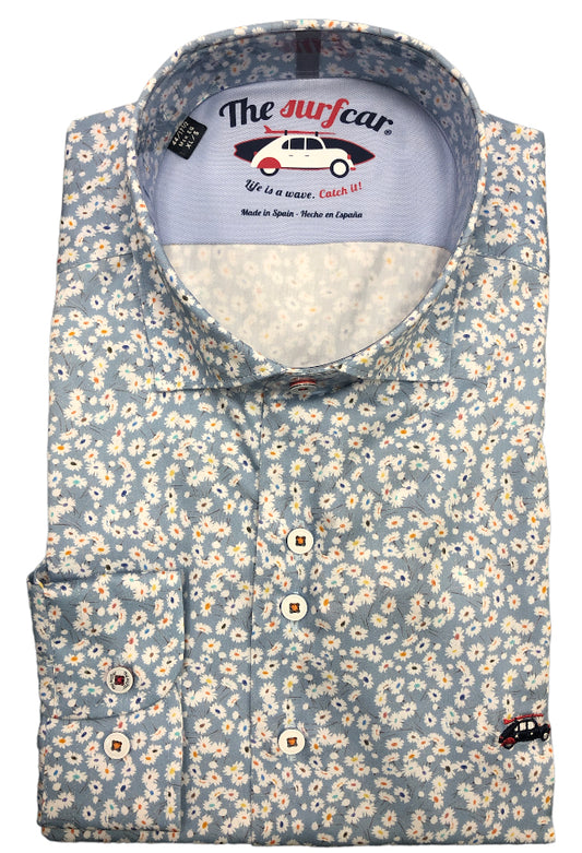 Surfcar Shirt Lyon Floral Design Cotton - 202017