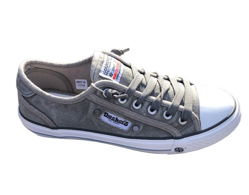 Ladies Canvas Grey Shoes / Sneakers