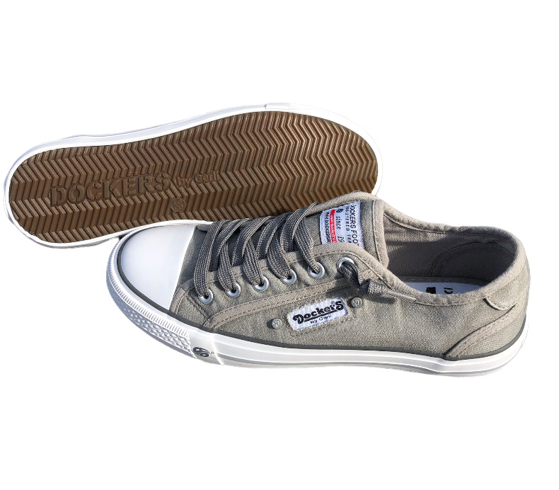 Ladies Canvas Grey Shoes / Sneakers
