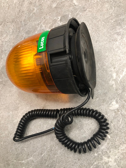 Lucas LBB260K Rotating Beacon Lamp feu Tournant 12/24V Magentic Amber @ millscountrystore.com