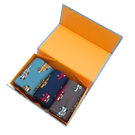 Mr Heron  Jeep  Socks Gift Box