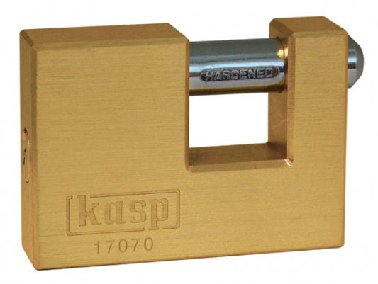 KASP HIGH SECURITY BRASS SHUTTER LOCK - K17070D