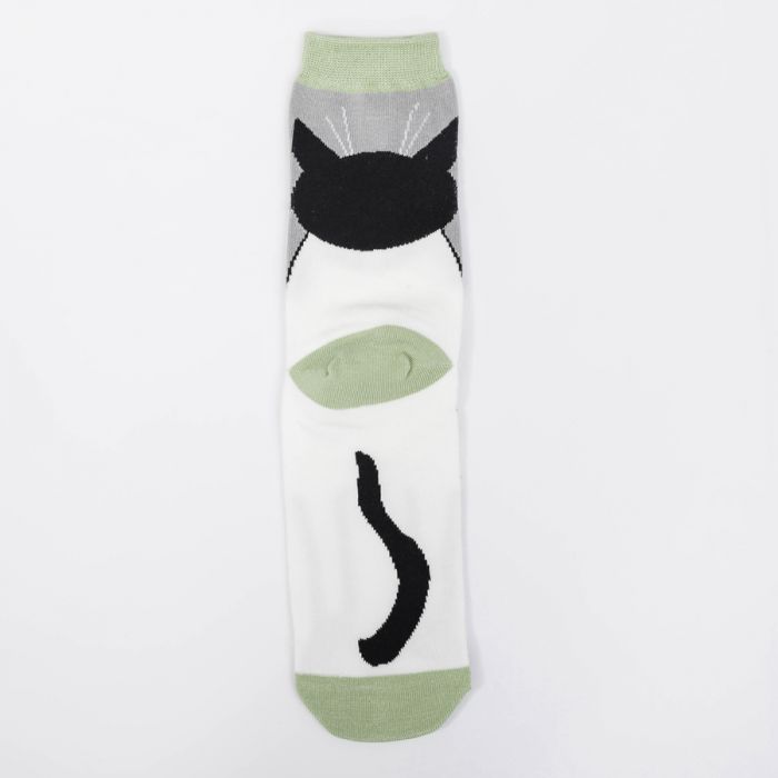 Miss Sparrow  Kitty Cat Socks Grey