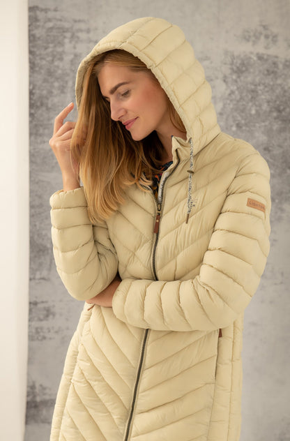 Lighthouse Laurel Coat in Almond