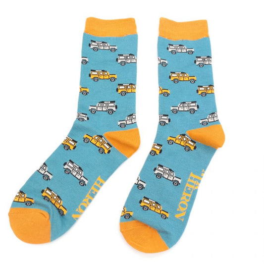 Mr Heron  Jeep Teal Blue