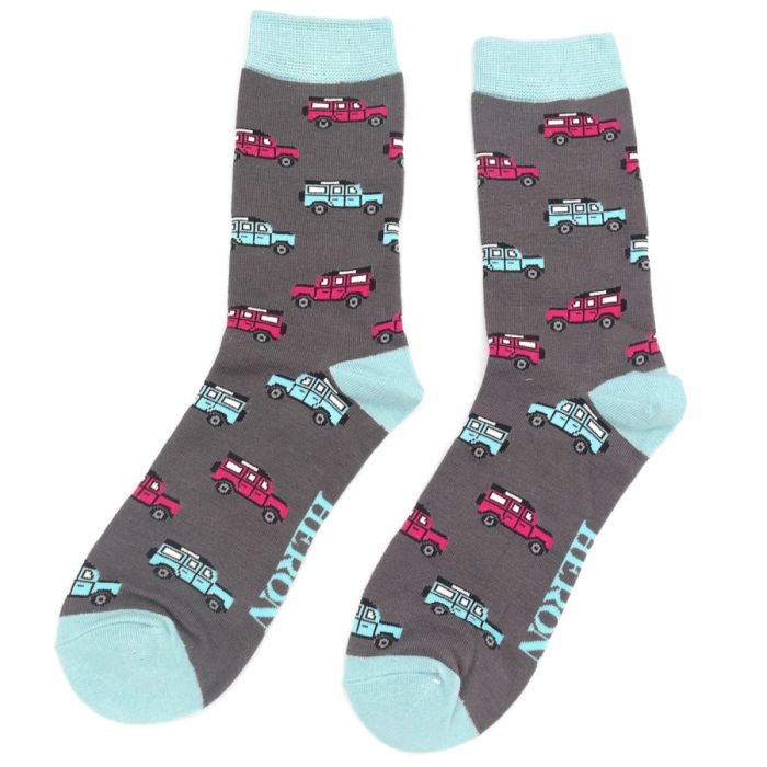 Mr Heron  Jeep Socks Charcoal