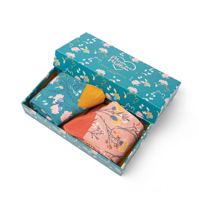 Miss Sparrow  Mum in a Million Socks Gift Box