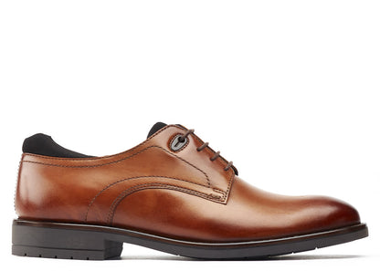 Base London Osprey Burnished Tan Derby Shoe