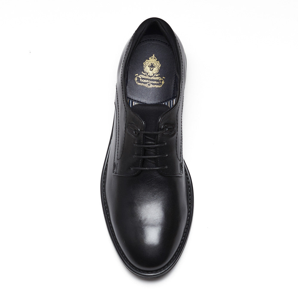 Base London Osprey Black Derby Shoe