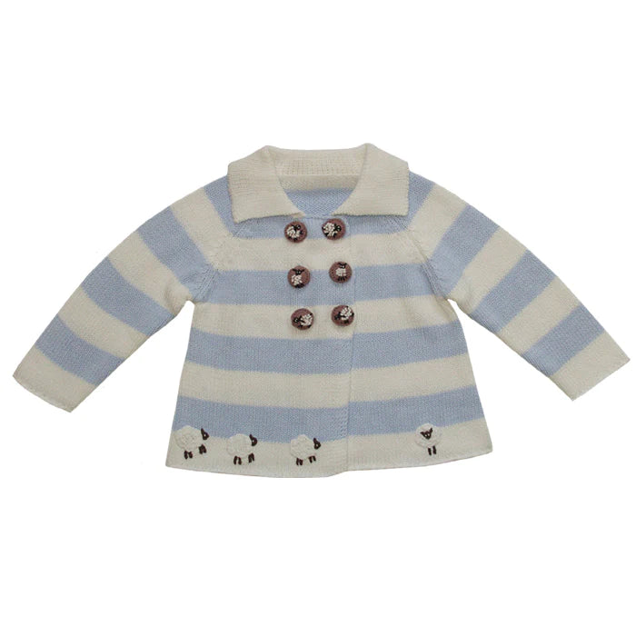 Powell Craft Tractor Knitted Pram Coat