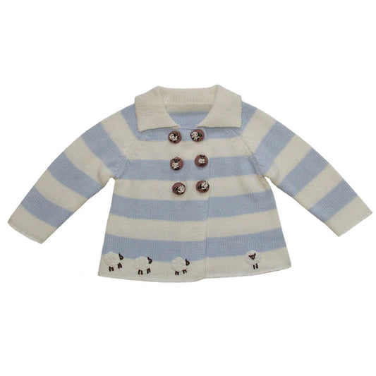 Powell Craft Tractor Knitted Pram Coat