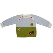 Powell Craft Tractor Crew Neck Jumper