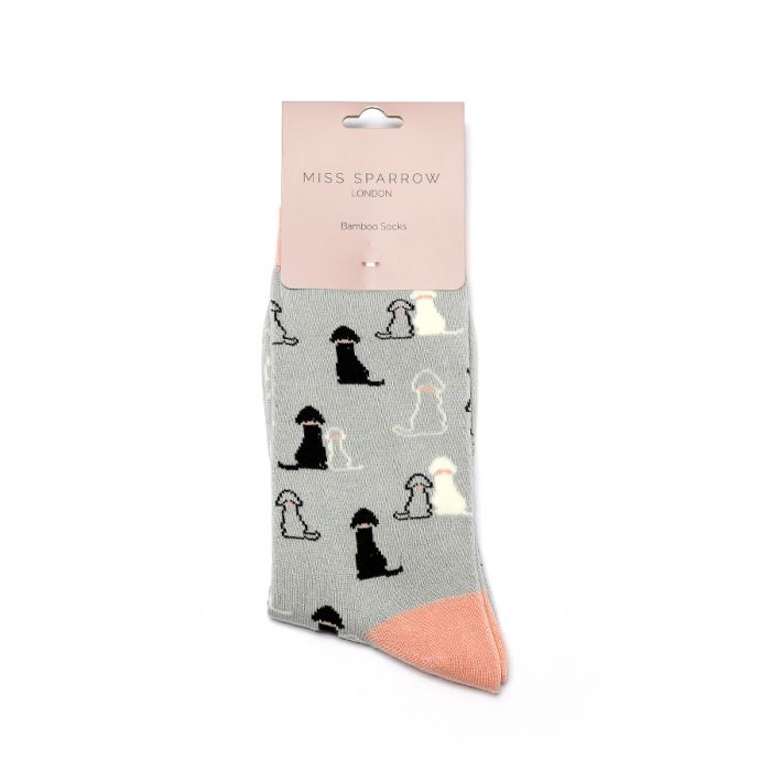 Miss Sparrow  Retriever Sock Silver