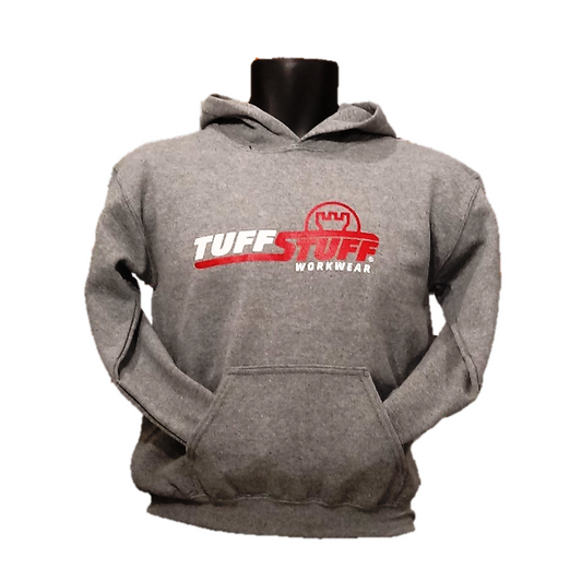 TUFFSTUFF  JUNIOR / KIDS HOODY IN GREY @ www.millscountrystore.com