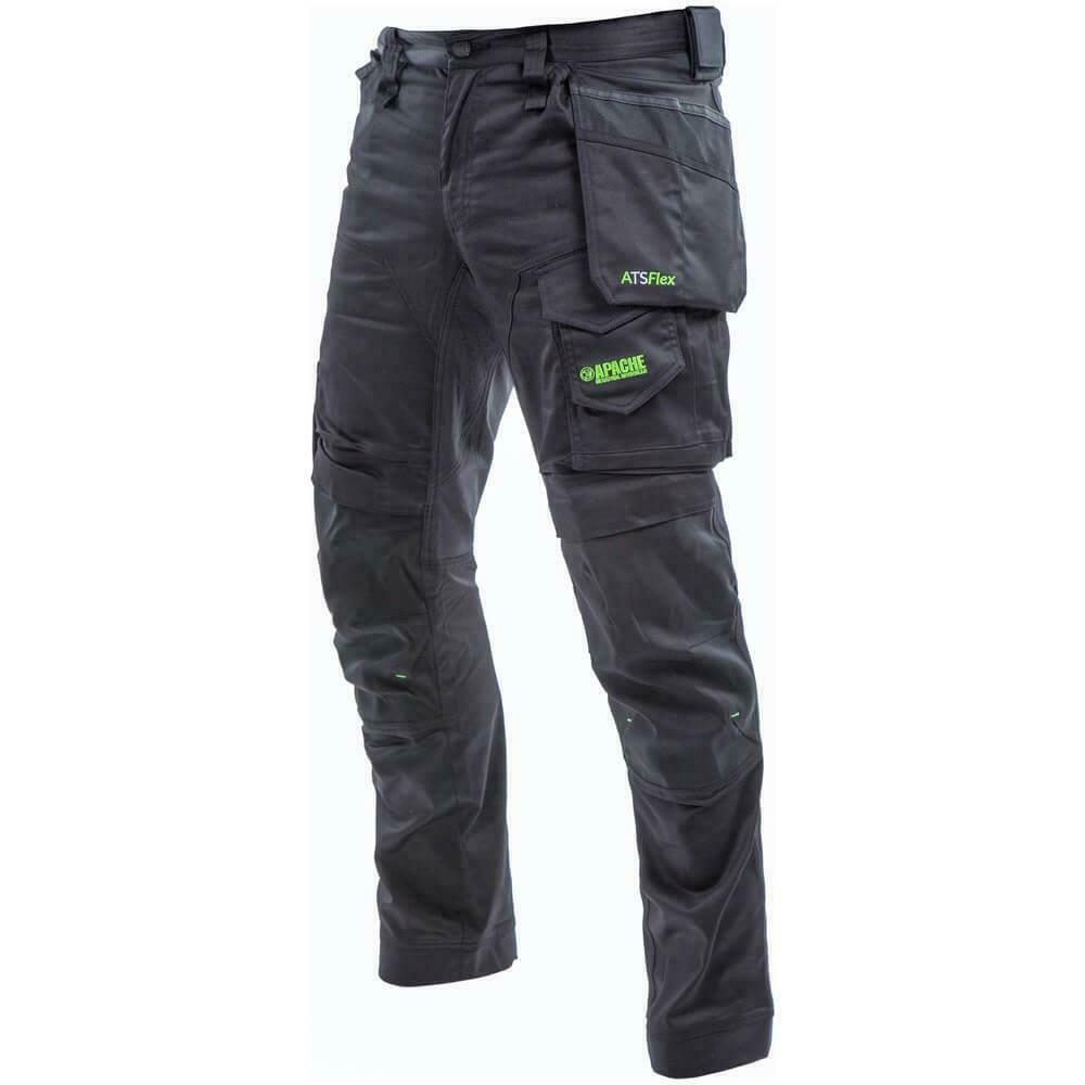 Apache ATS Flex Holster Work Trouser Black/Grey @ millscountrystore.com