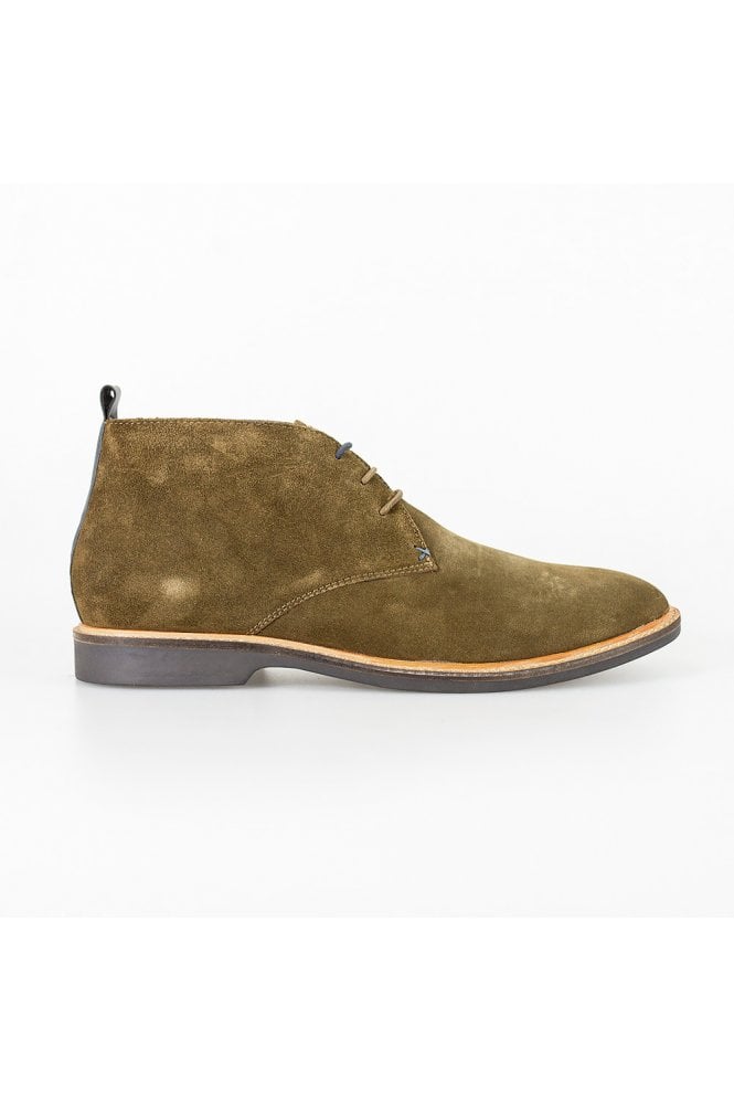 Cavani Sahara Suede Boots in Khaki