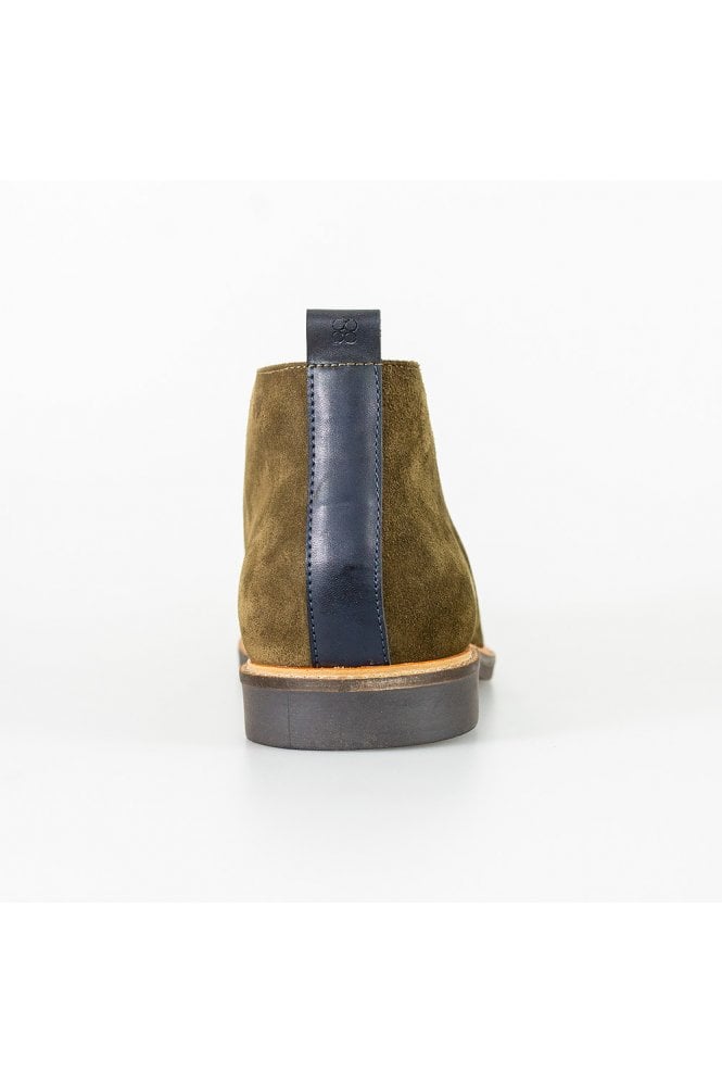 Cavani Sahara Suede Boots in Khaki