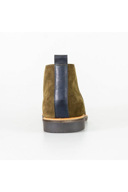 Cavani Sahara Suede Boots in Khaki
