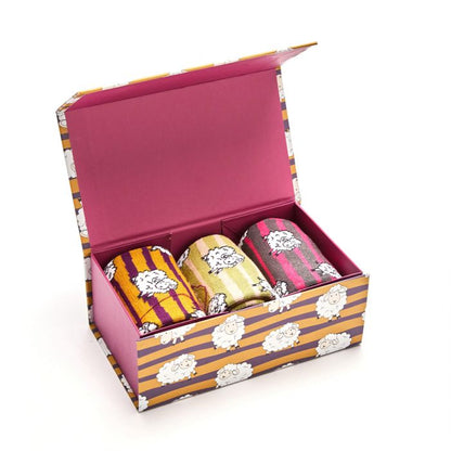 Miss Sparrow  Sheep & Stripes Socks Gift Box