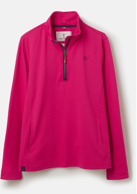 Lighthouse Shore Sweatshirt - Raspberry Pink