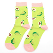Miss Sparrow Avocados Socks Light Green