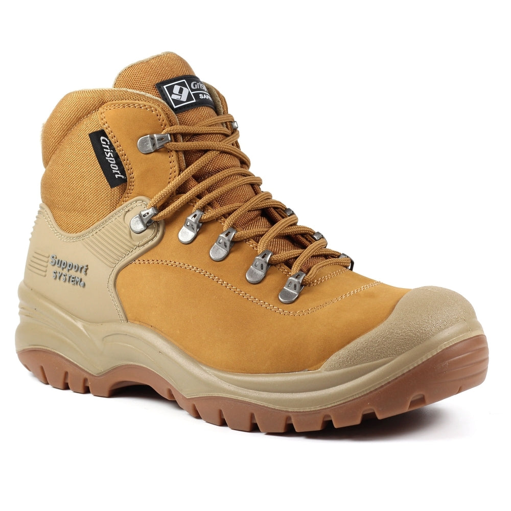 Grisport Sub Contractor S3 Safety Boot in Tan @ www.millscountrystore.com