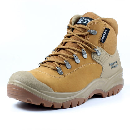 Grisport Sub Contractor S3 Safety Boot in Tan @ www.millscountrystore.com