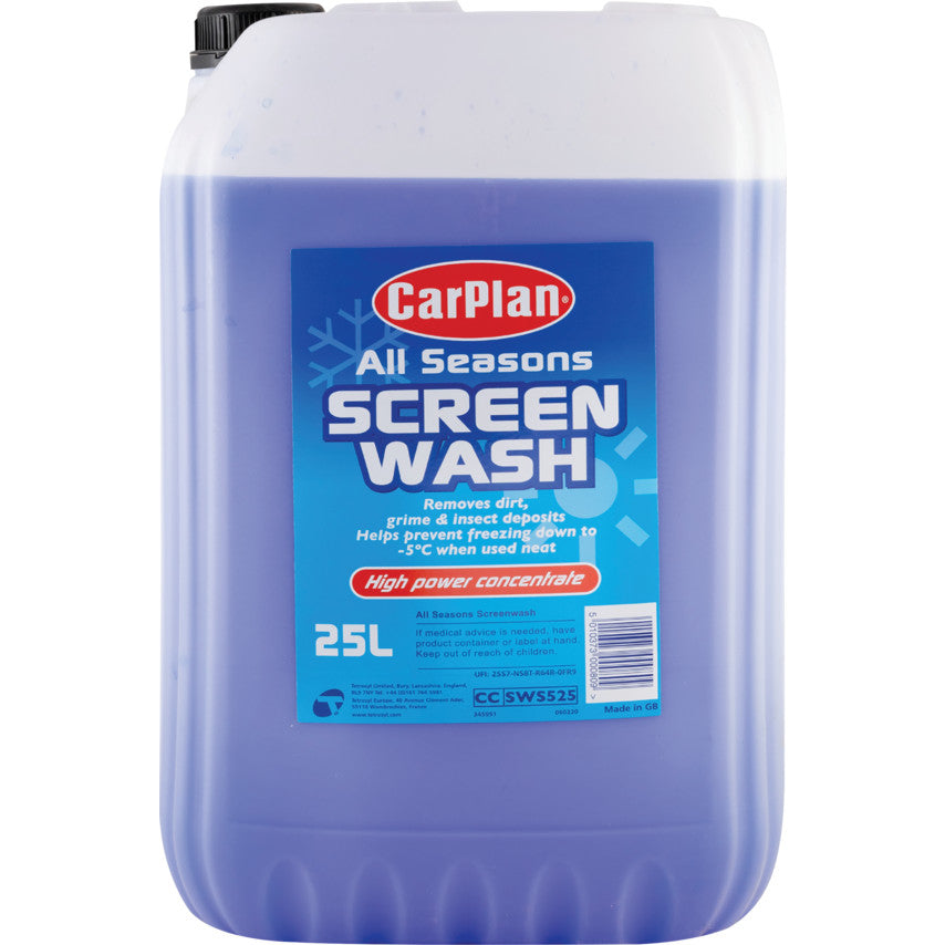 CarPlan All Seasons Screen Wash     25 Ltr Drum