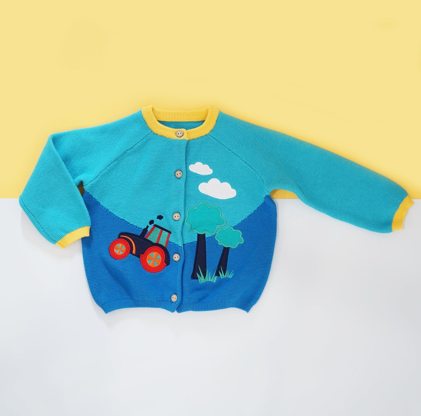Blade & Rose Farmyard Tractor Cardigan
