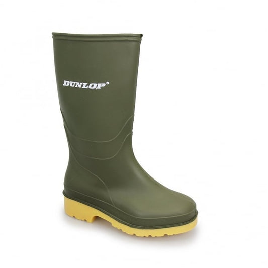 KIDS DUNLOP GREEN WELLY AT MILLS COUNTRY STORE