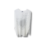 Crown de Louise  Casual Stretchy Super Soft Jumper UK  One SIZE 10 -16